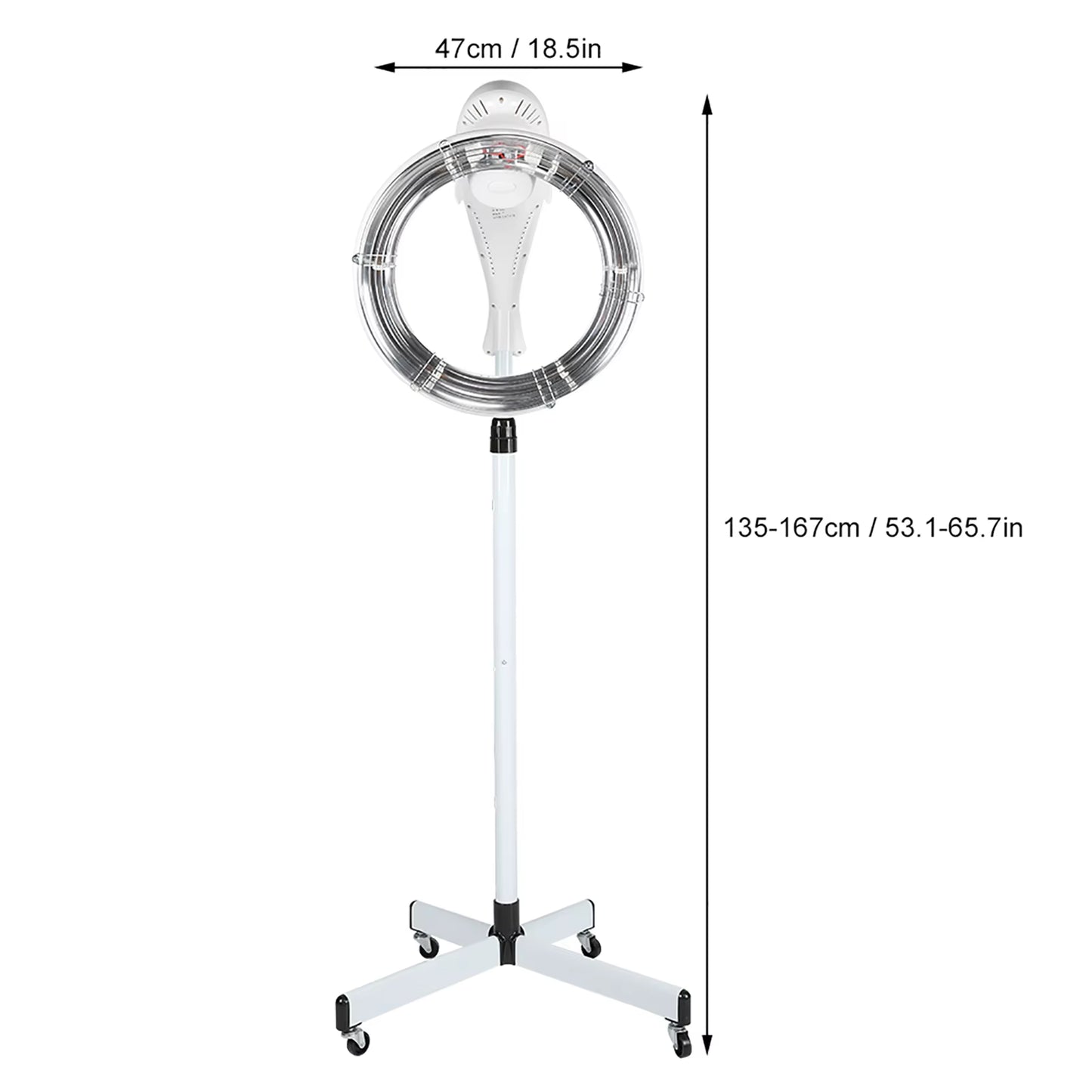 Floor Stand Salon Hair Heater Dyeing Baking Cold Perming Heating Oil Treatment Machine Styling Tool Hair Care 220V