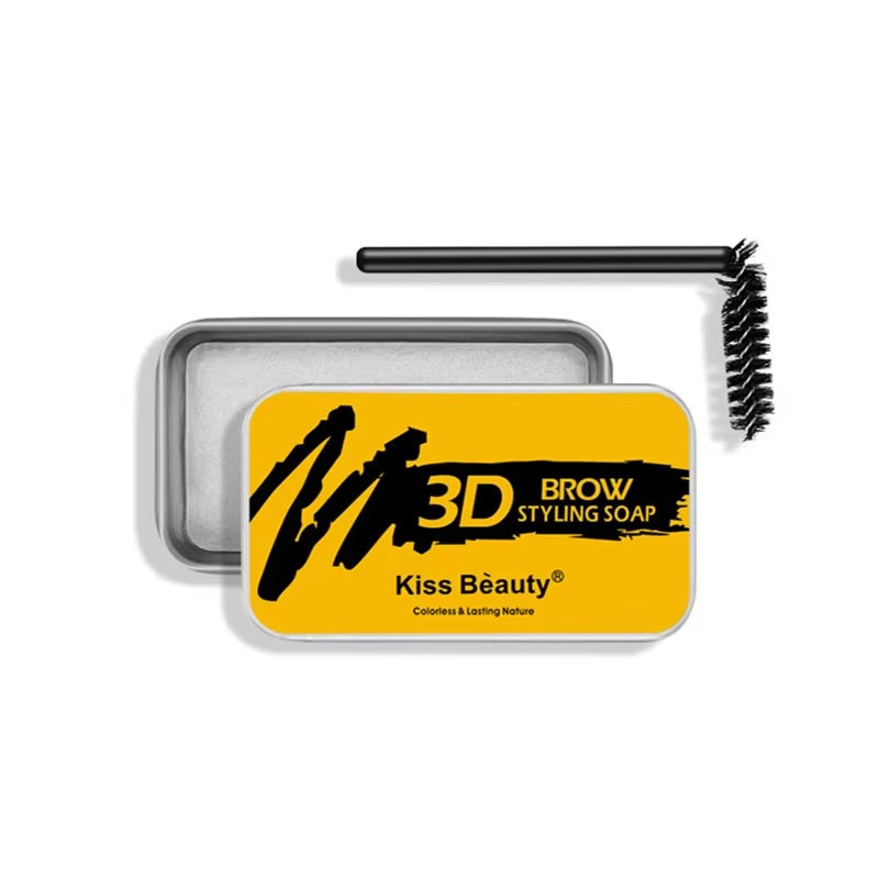 Eyebrow Soap Wax Feathery Eyebrows Gel Eyebrow Styling Makeup Cream Brow Sculpt Lift Longlasting Waterproof Pomade Gel for Brow