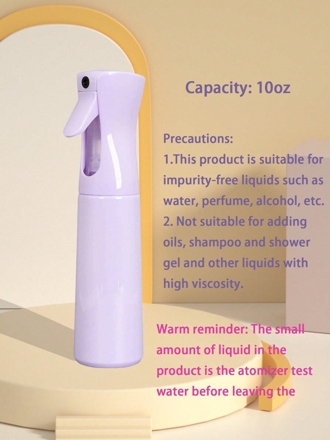 1Pc 200Ml/300Ml Continuous Mist Hair Spray Bottle, Salon & Home Use,Hair Tools,Hair Products and Accessories for Barber Salon Beauty Travel Essentials,Back to School,Travel Holiday Essentials,Hair Accessories for Women,Slick Back Brush,Barber Accessories,Hair Dryer