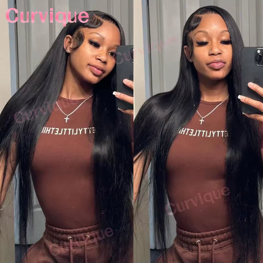 Straight Human Hair Wigs 13X4 13X6 Hd Lace Frontal Wig Glueless Wigs Human Hair Pre Plucked Pre Cut 4X4 5X5 Lace Closure Wig