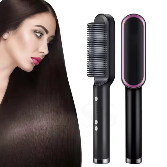 Trending Products 2024 Hair Dryer Comb Curling Irons Beauty Products for Women Hair Brushes Fast Heating Hair Straightener Comb