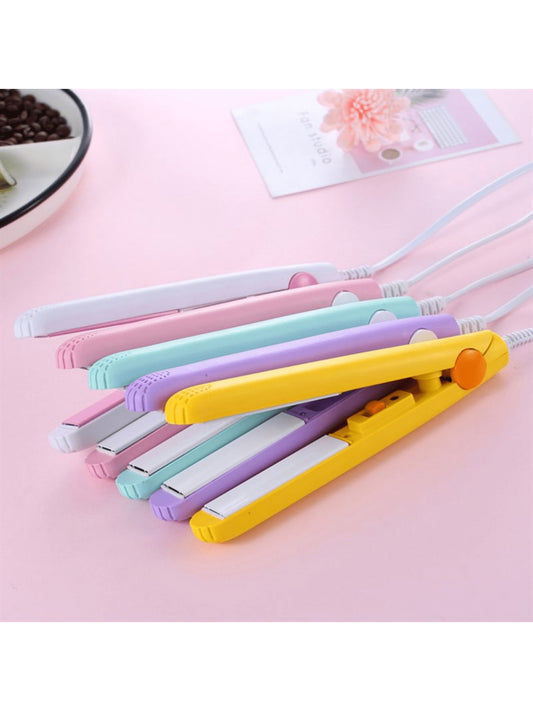 Mini Hair Straightener Curling Iron, Electric Ceramic Hair Curler with Constant Temperature Control (Chinese Standard Dual Flat Plug) ,Hair Rollers,Heatless Curls,Hair Curler,Hair Products and Accessories for Barber Salon Beauty Travel Essentials,Back to School,Travel Holiday Essentials,Hair Accessories for Women,Hair Curlers,Curly Hair Brush,Rollers,Curly Hair Products,Curler,Rollers for Hair,Hair Curl,Curly Hair Tools,Hair Roller