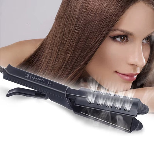 Hair Straightener Ceramic Tourmaline Ionic Flat Iron Hair Straightener Widen Panel for Women