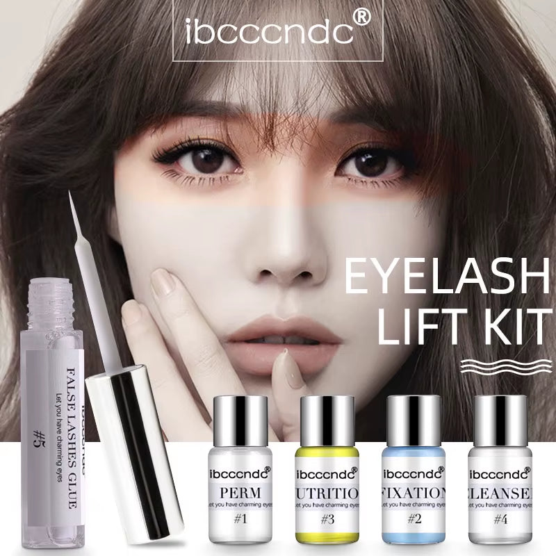 Pro Eye Lash & Brow Lift Perming Eyelash Lift Extension Kit Curling Eye Lash Perming Lotion for Home Use Salon Brow Lamination