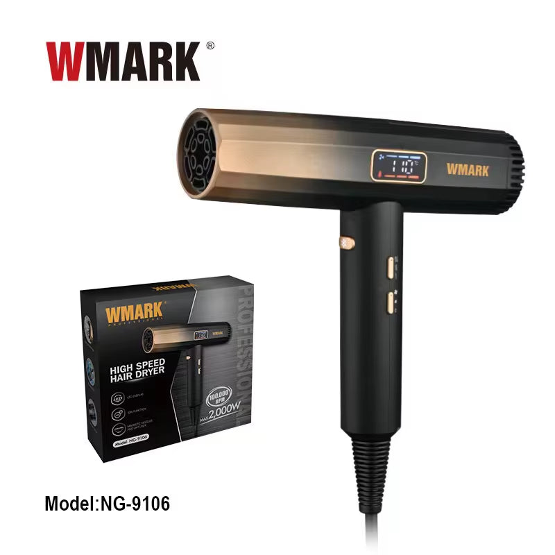 2023 WMARK Brushless Motor Hot/Cold Air Hair Dryer NG-9102 Hair Dryer Quick-Drying Intelligent Thermostatic Hair Dryer