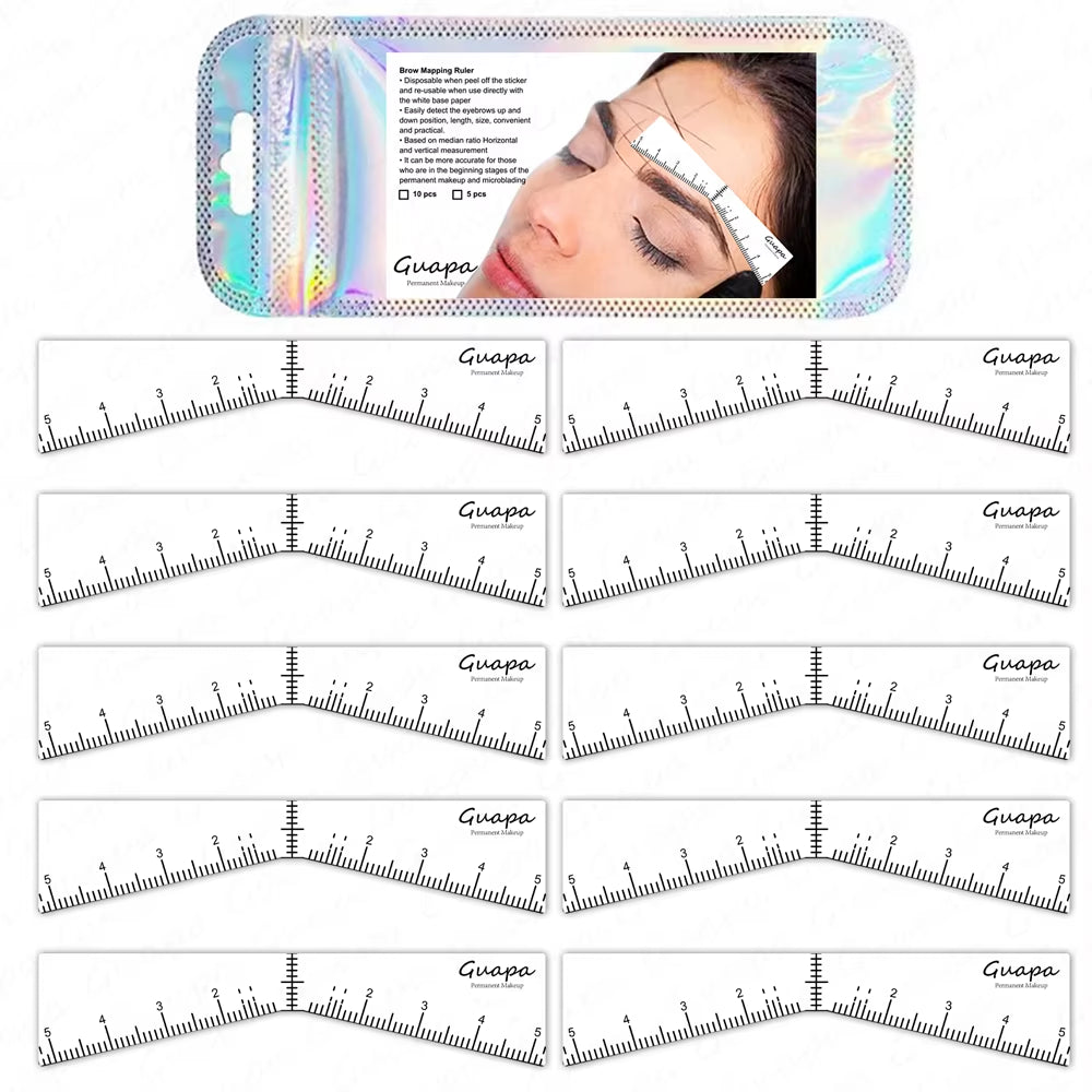 2024 Disposable Eyebrow Design Stencil Eyebrow Tint Airbrush Auxiliary Sticker for Brows Shaping with Single Eyebrowstype Option
