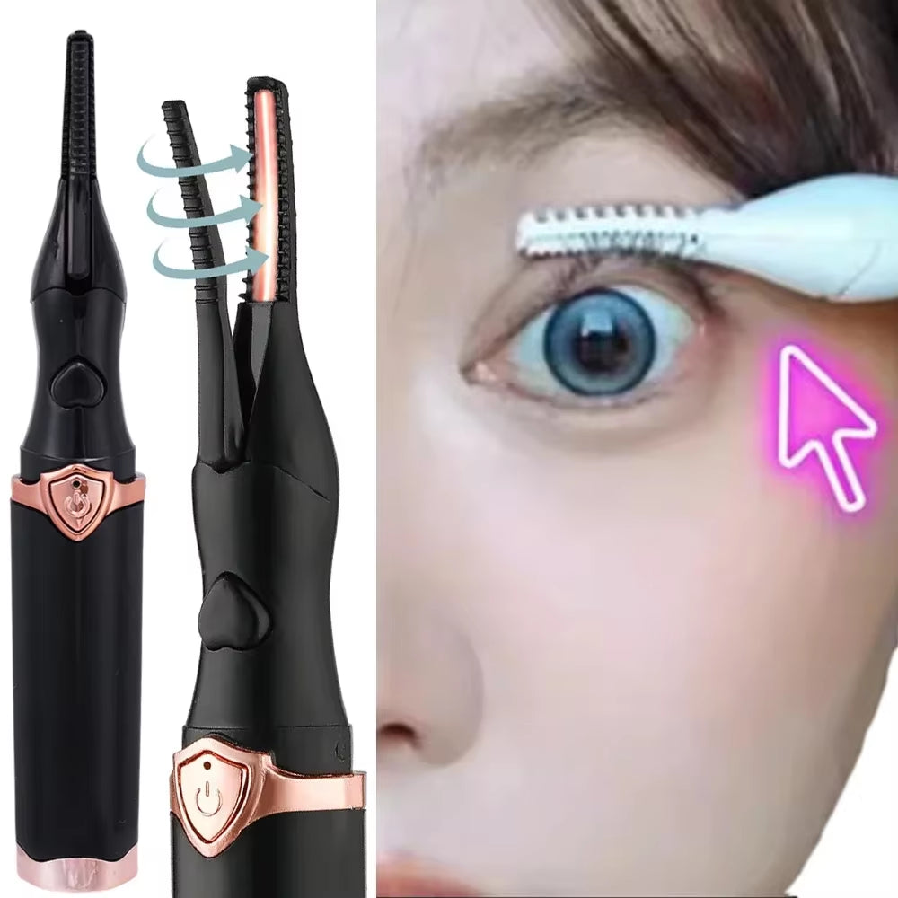 Lasting Lash Curler Tool Naturally Curled Electric Eyelash Curler Intelligent Temperature Control Styling Make up Eyelashes Curl