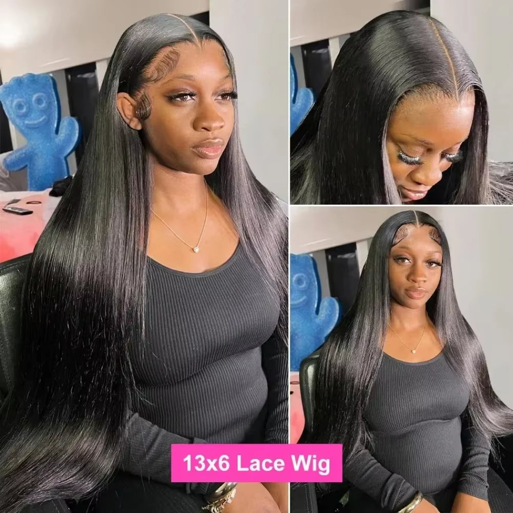 Straight Human Hair Wigs 13X4 13X6 Hd Lace Frontal Wig Glueless Wigs Human Hair Pre Plucked Pre Cut 4X4 5X5 Lace Closure Wig