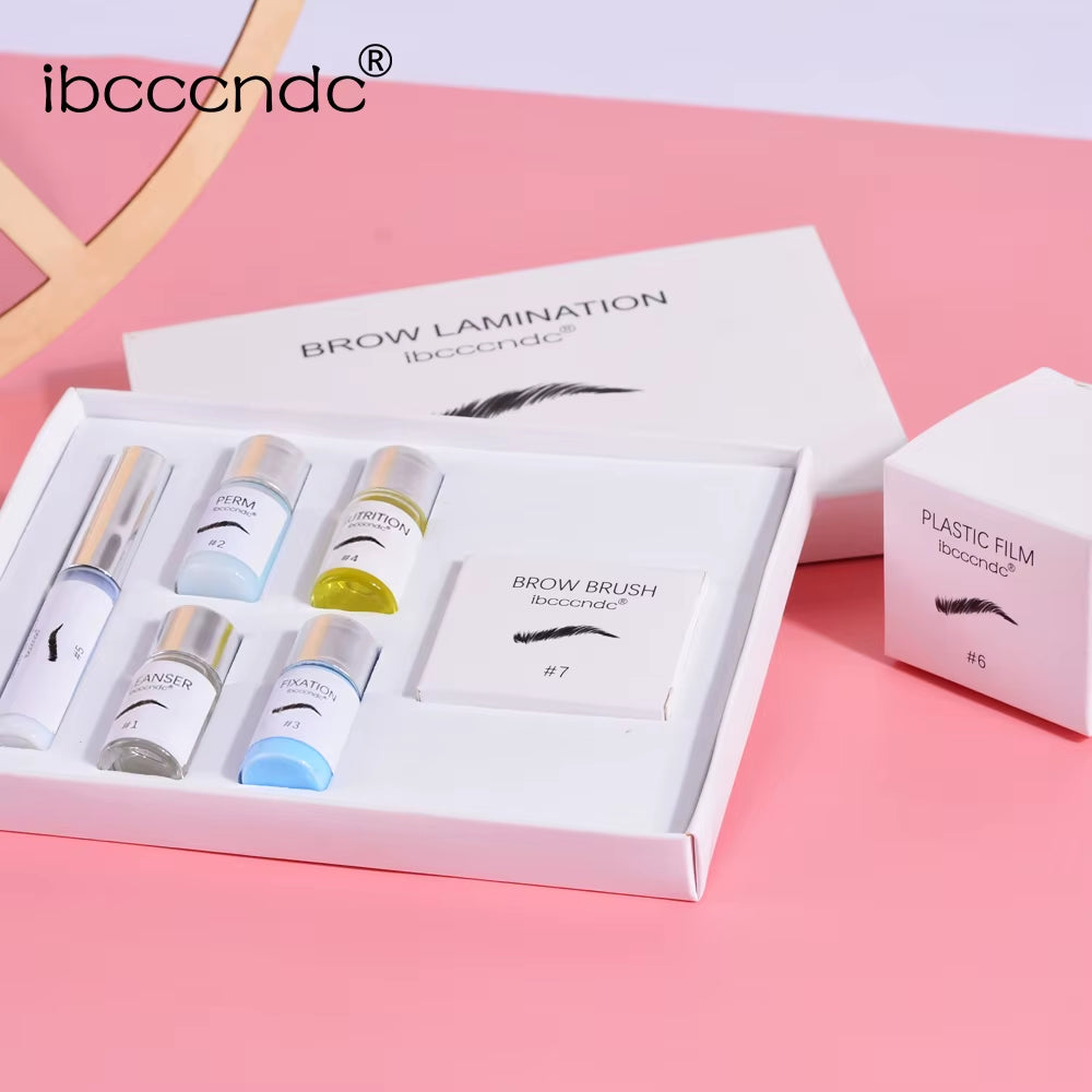 Pro Eye Lash & Brow Lift Perming Eyelash Lift Extension Kit Curling Eye Lash Perming Lotion for Home Use Salon Brow Lamination