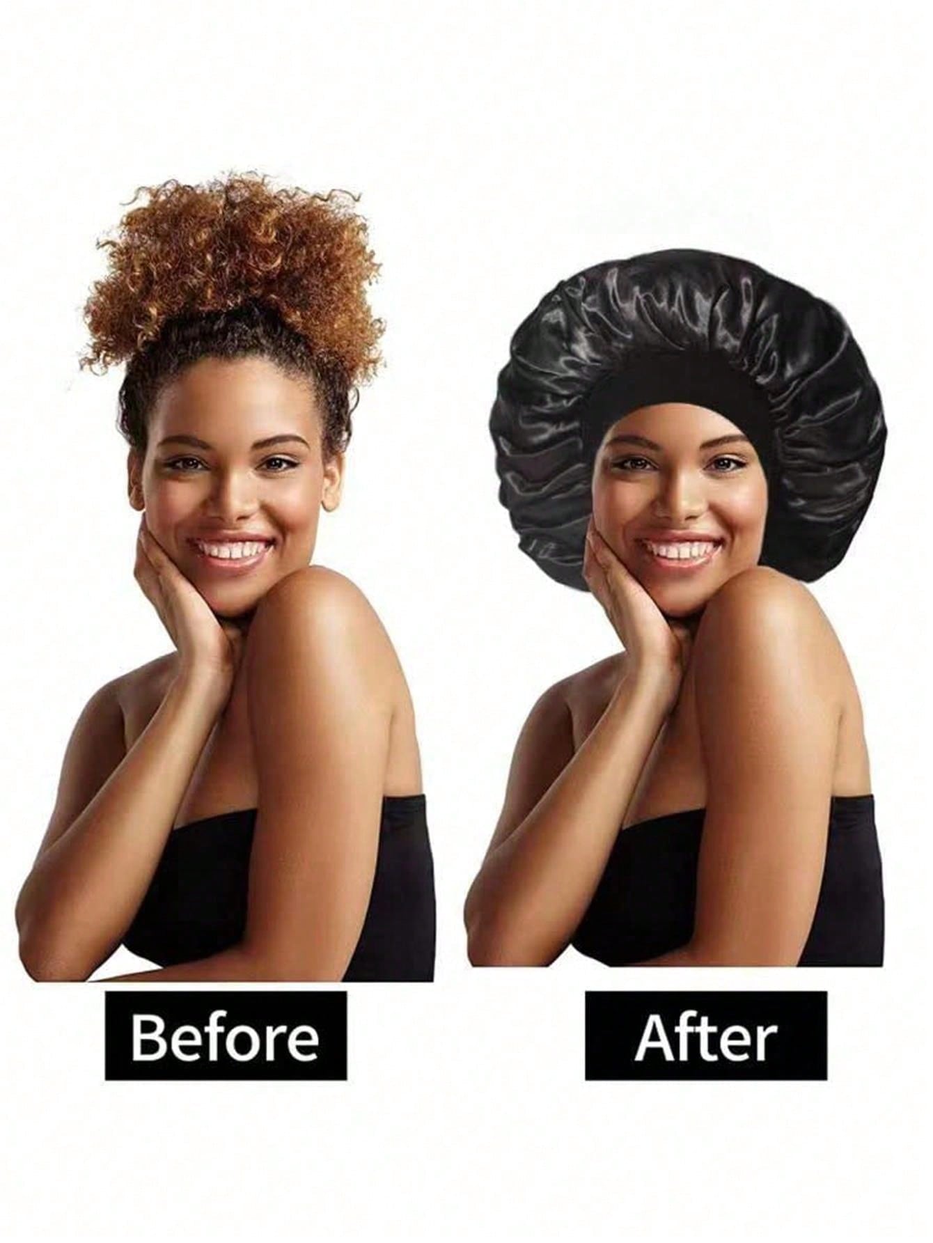 1Pc Satin Bonnet Silk Bonnet Hair Bonnet Jumbo Size for Sleeping Satin Bonnet Stretchy Tie Band for Women, Bonnet, Shower Cap, Hair Products and Accessories for Barber Salon Beauty Travel Essentials,Back to School,Travel Holiday Essentials,Hair Accessories for Women,Hair,Barber,Hair Tools,Hair Products,Hair Care,Travel,Hair Stuff,Hairdressing Equipment,Accessories,Barbershop