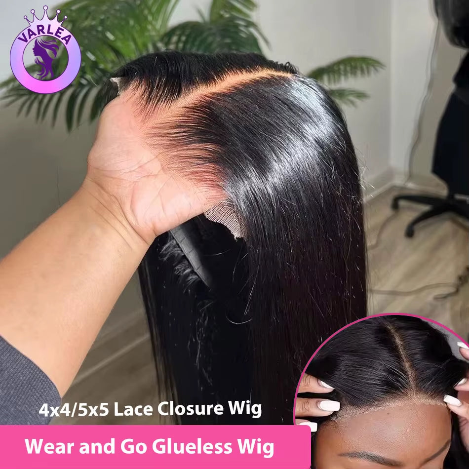 Straight Human Hair Wigs 13X4 13X6 Hd Lace Frontal Wig Glueless Wigs Human Hair Pre Plucked Pre Cut 4X4 5X5 Lace Closure Wig