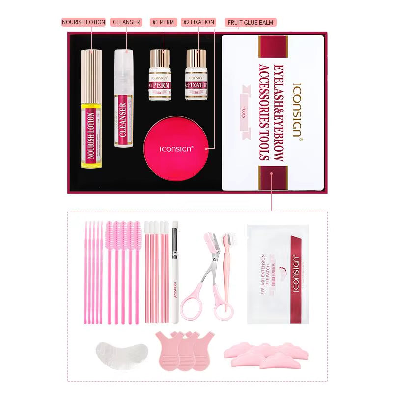 Dropshipping 2IN1 Eyelash Lifting Kit Fast Perming LASH & BROW Liftng Kit Lasting 6-8 Weeks Mascara Enhancer Makeup Tools