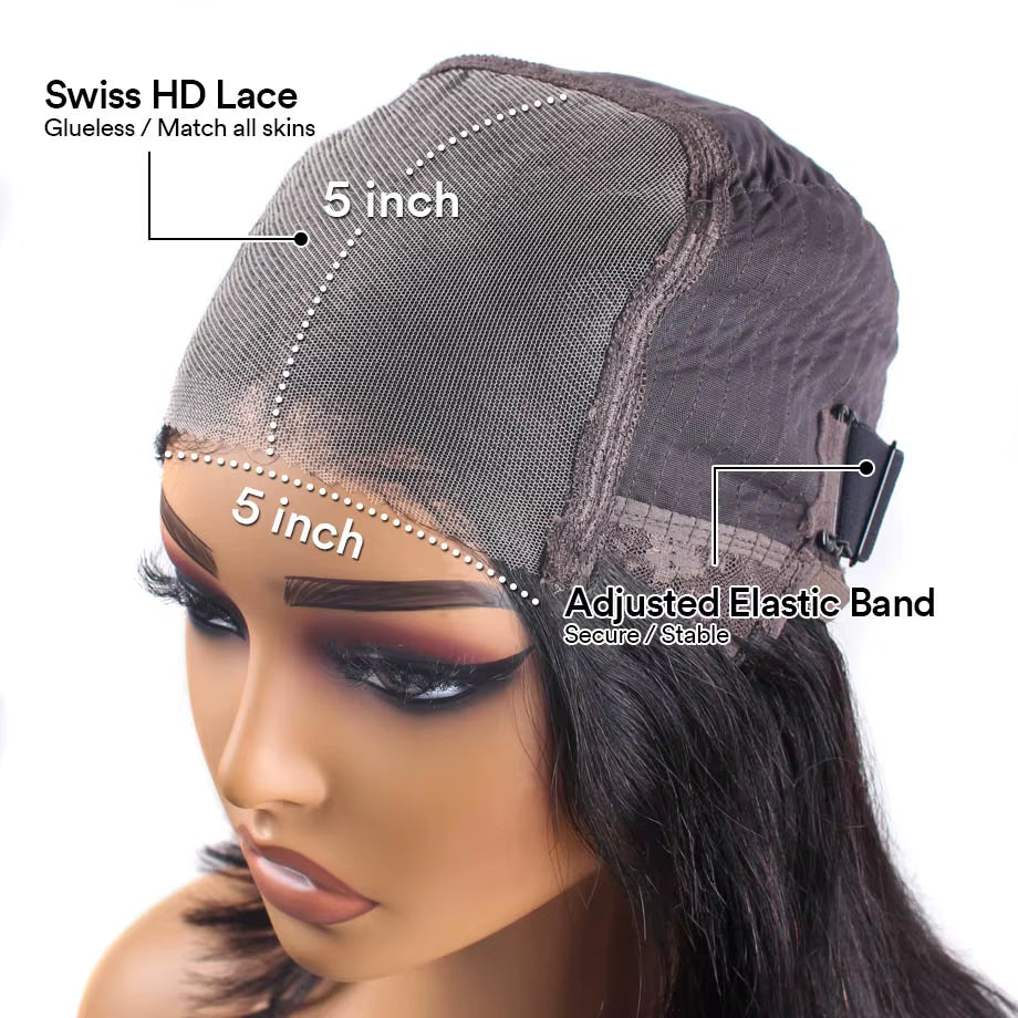 Straight Human Hair Wigs 13X4 13X6 Hd Lace Frontal Wig Glueless Wigs Human Hair Pre Plucked Pre Cut 4X4 5X5 Lace Closure Wig