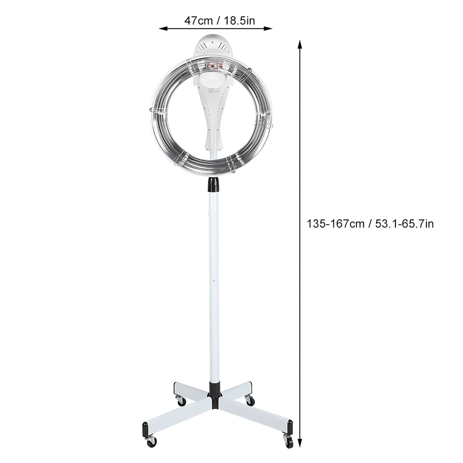 Floor Stand Salon Hair Heater Dyeing Baking Cold Perming Heating Oil Treatment Machine Styling Tool Hair Care 220V