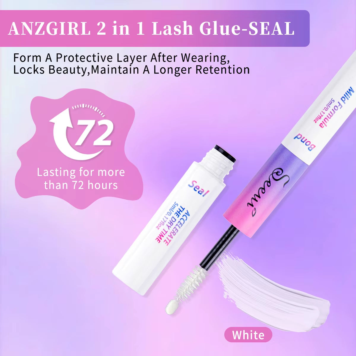 DIY Lash Extension Kit Cluster Lashes Individual Eyelashes Kit with Lash Bond and Seal, Reusable Mange Lashes for Daily Use
