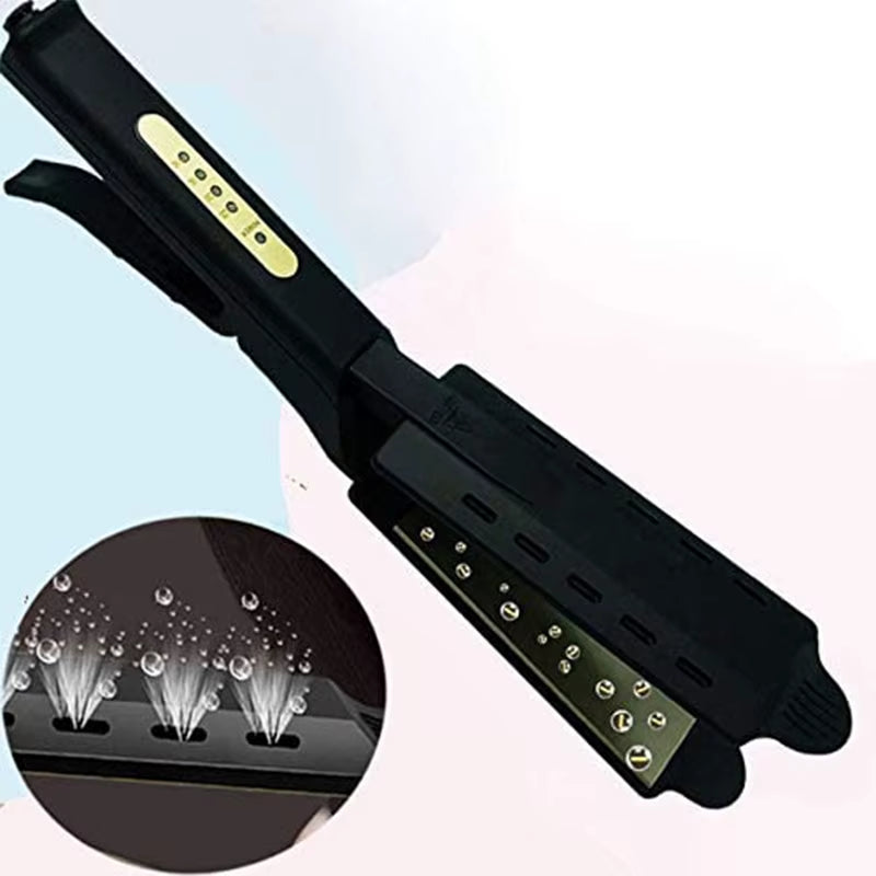 Hair Straightener Ceramic Tourmaline Ionic Flat Iron Hair Straightener Widen Panel for Women