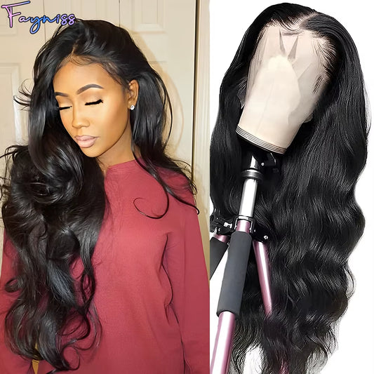 250% Density 13X6 Body Wave Lace Front Wigs Human Hair 13X4 HD Lace Front Wigs Human Hair Pre Plucked Human Hair Wigs for Women