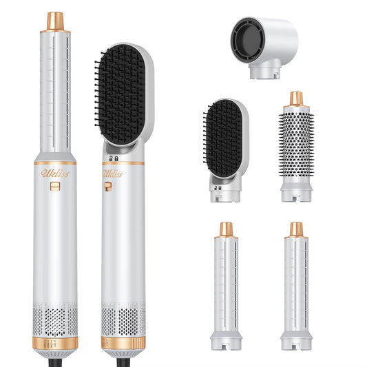 5 in 1 Hair Dryer Hot Comb Set Professional Curling Iron Hair Straightener Styling Tool for Professional Hair Dryer Household