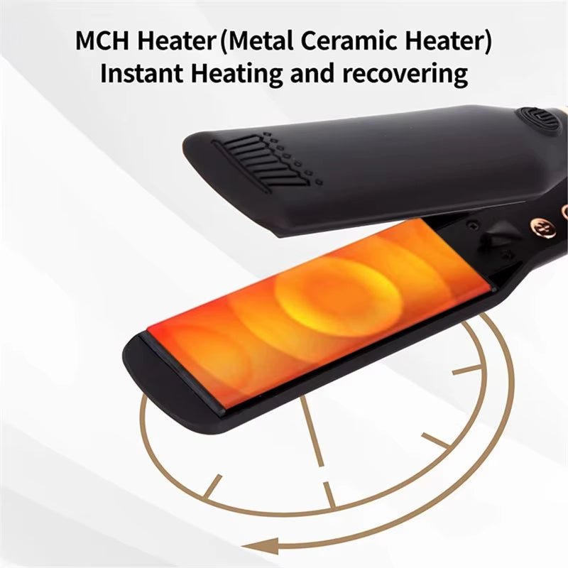 Hair Straightener Culer 500F High Temperature Fast Heating 260C Keratin Treatment Ionic Planchas Parael Cabello Lisseur Cheveux