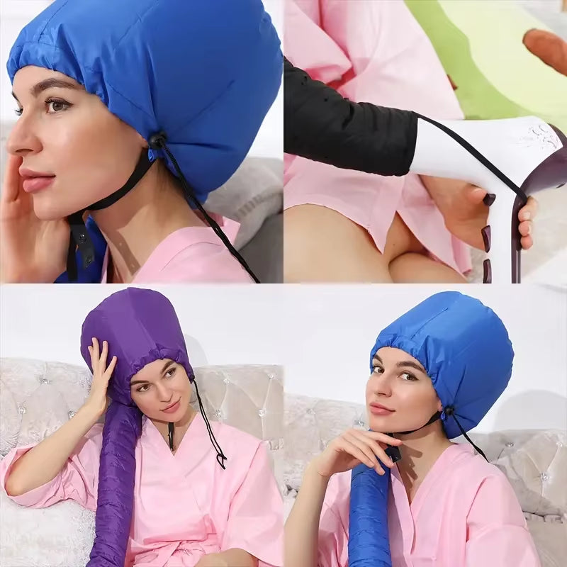 1PCS Hair Dryer Hair Hat Electric Hair Dryer Hair Dryer Hat Can Be Connected to a Hair Dryer Bathroom Hair Dryer Hat Heating Hat