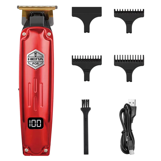 HYN Electric Hair Clipper Smart Digital Display Hair Beard Shaver Professional Hairdressing Carving Hair Cutting Machine