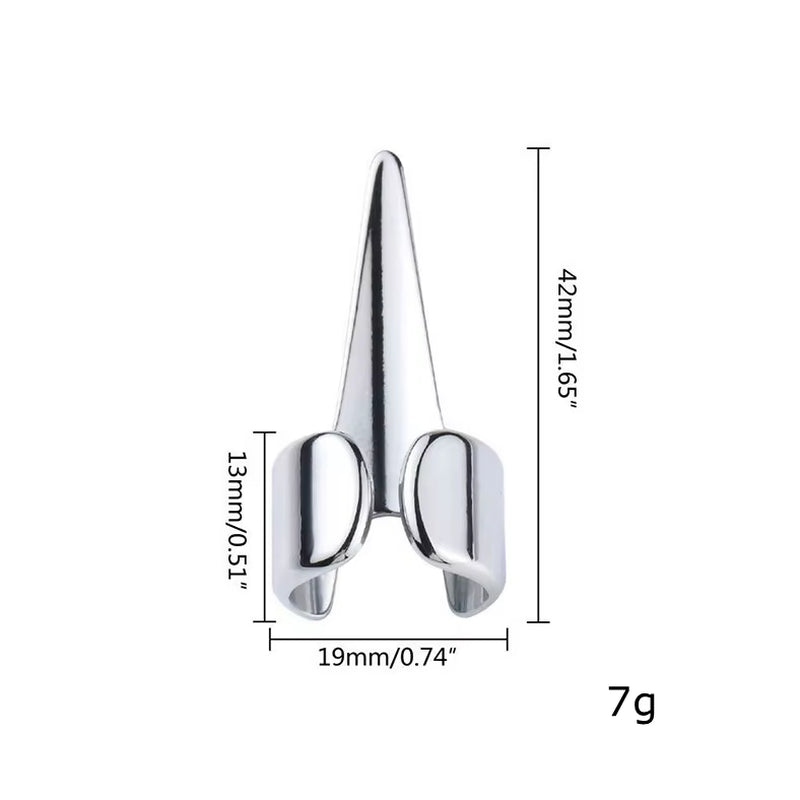 3 Model Pro Hair Parting & Hair Extension Sectioning Rings Steel Finger Braiding Hair Pick Tools for Durable Dreadlocks Wig
