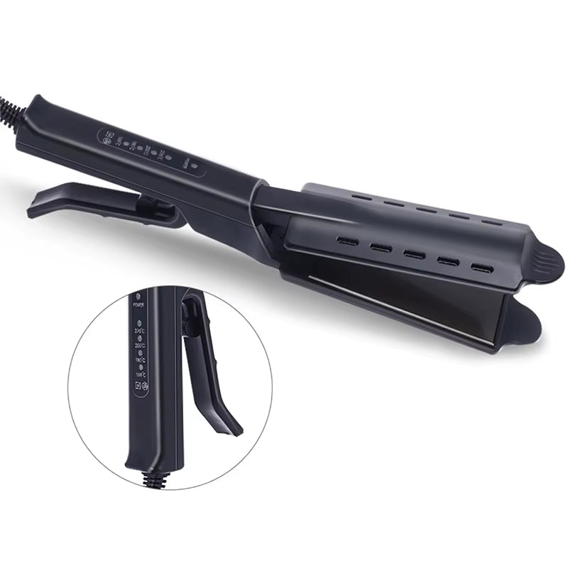 High Quality Professional Steam Straightener Salon Women'S Styling Tool Portable Ceramic Coated Steam Straightener