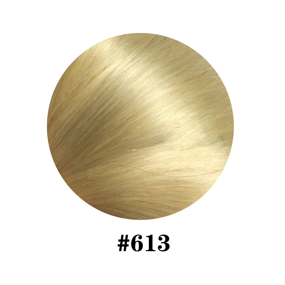 Clip in Hair Extensions #4 Brown Hair Real Human Hair Double Weft 8Pcs Hair Extensions Clip Ins Straight Human Hair for Woman