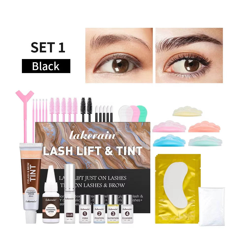 Lash Lift and Tint Kit Professional Eyelash Lifting Calia Perming Lashes Tint Brow Dye Eyes Makeup Tools Dropshipping