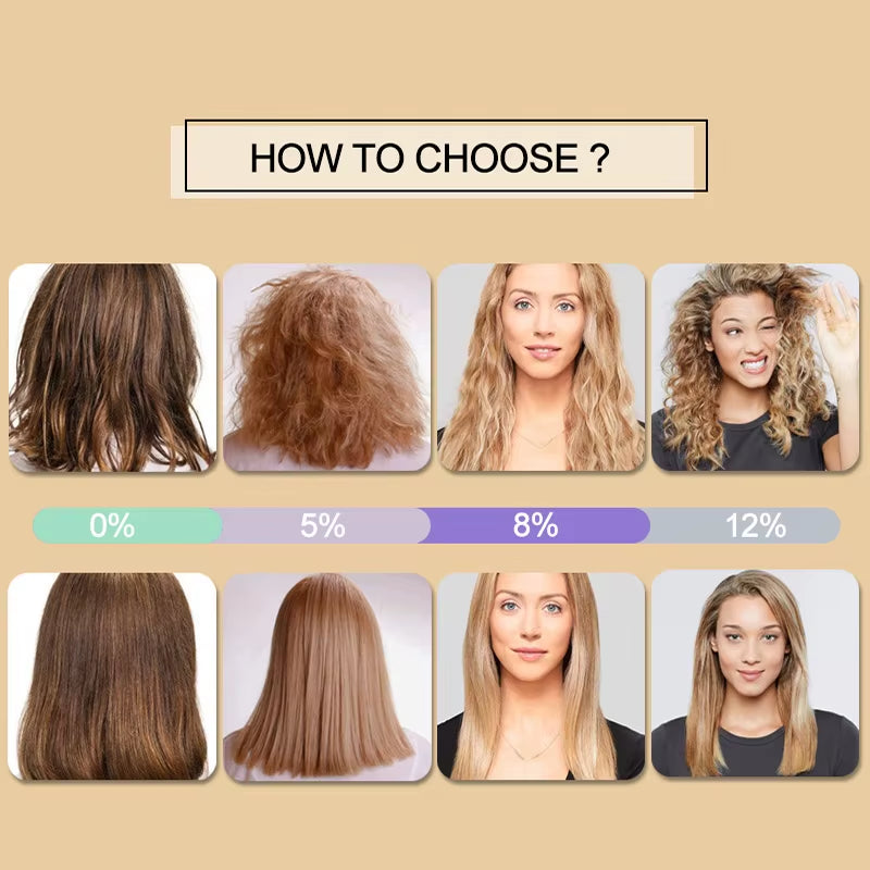 Professional Brazilian Keratin Hair Treatment Cream Straightening Smoothing Scalp Treatment Purifying Shampoo Hair Care