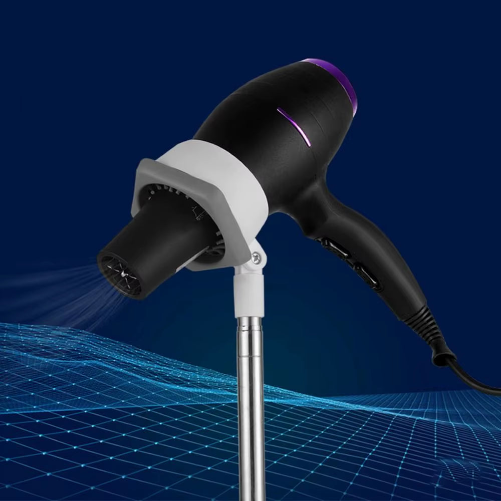 Portable Pet Hair Dryer Holder Adjustable Hair Dryer Stand Hanger Human Mobile Phone Holder Bracket