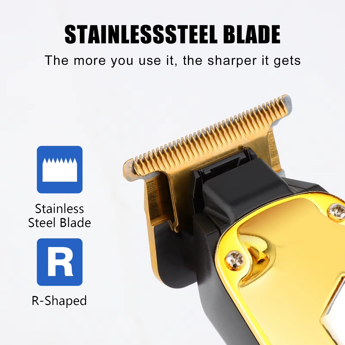 HYN Electric Hair Clipper Smart Digital Display Hair Beard Shaver Professional Hairdressing Carving Hair Cutting Machine