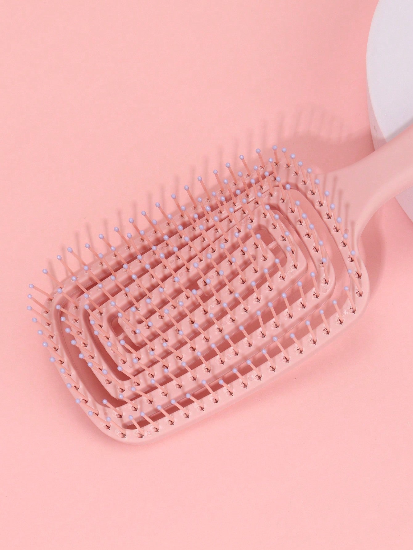 2Pcs/1Pc Ribbed Comb Volumizing Detangling Hair Brush, Women'S Long Hair Massage Comb with Hollowed-Out Design for Home Use,Hair Brush,Comb,Hair Tools,Hair Products and Accessories for Barber Salon Beauty Travel Essentials,Back to School,Travel Holiday Essentials,Hair Accessories for Women,Brush,Hair Brushes,Edge Brush,Brush Hair,Hair Comb,Comb Hair,Detangling Brush,Ball Brush,Mini Hair Brush,Hair Brush Set,Wooden Comb