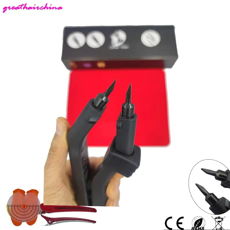 Professional Mini Heat Iron Hair Connectors Set Latest Version Sharp Tip Joint Keratin Hair Extensions Tools for EU AU US UK