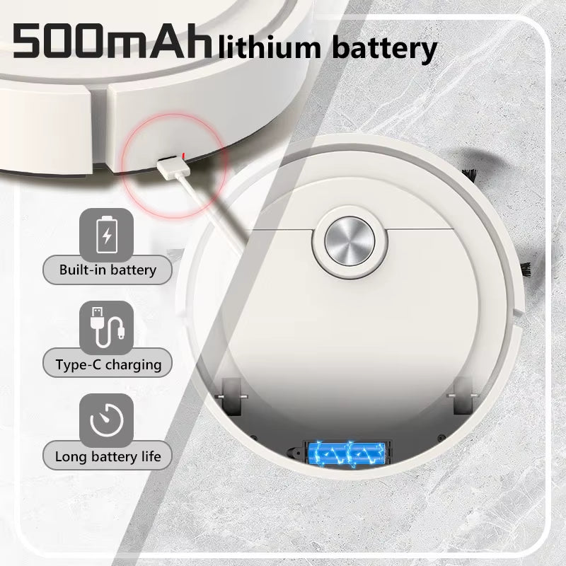 Xiaomi Smart Sweeping Robot 3 in 1 Smart Cleaner Household Rechargeable Fully Automatic Vacuum Cleaner 6000Pa Suction Pet Hair