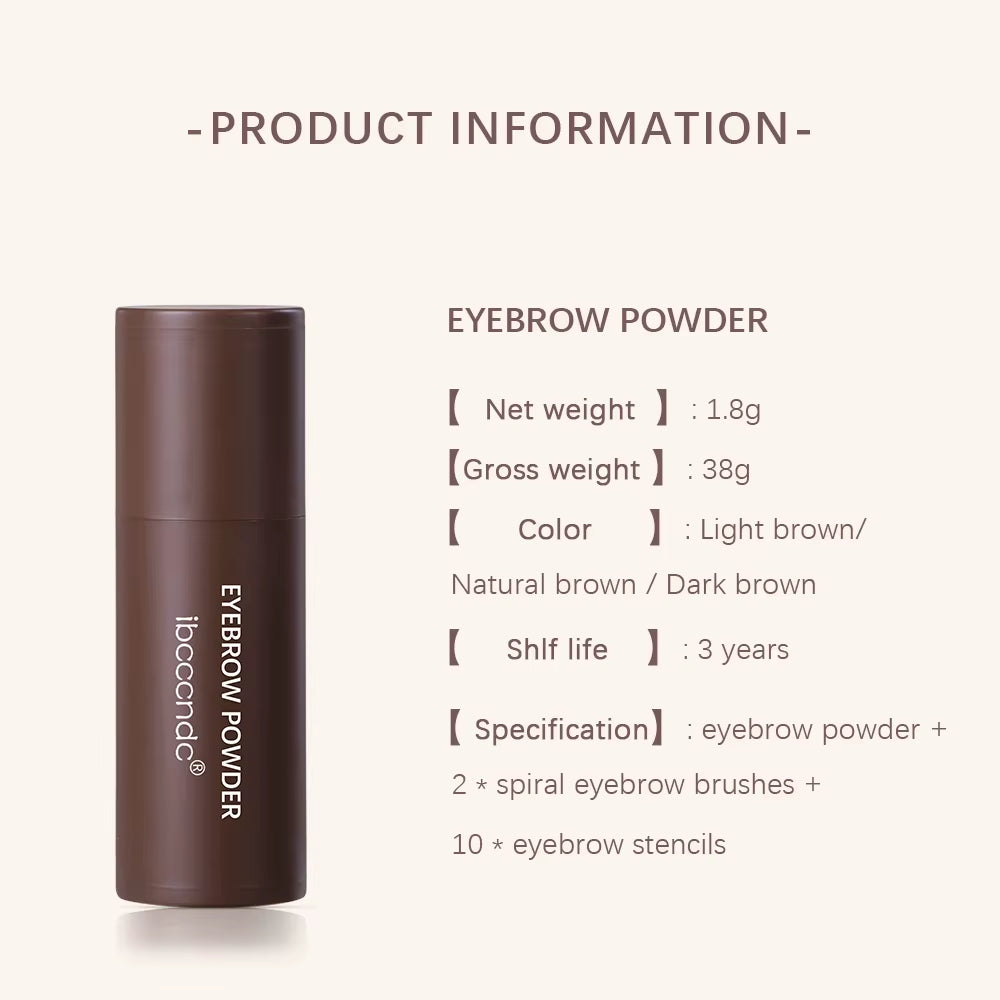 Eyebrow Stamp Waterproof Long Lasting Natural Brow Stamp Shaping Kit Shape Brow Stamp Contouring Stick Hairline 3Colors
