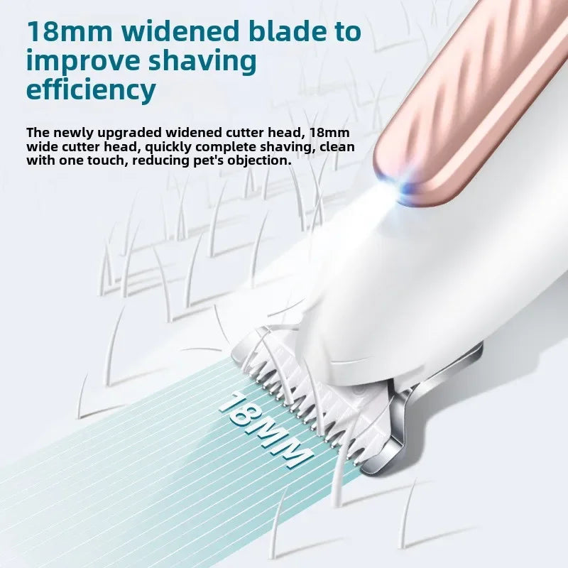 Smart Waterproof Pet Hair Shaver Dog Foot Shaver Cat Hair Removal Electric Clipper Local Trimmer Animal Hair Trimmer