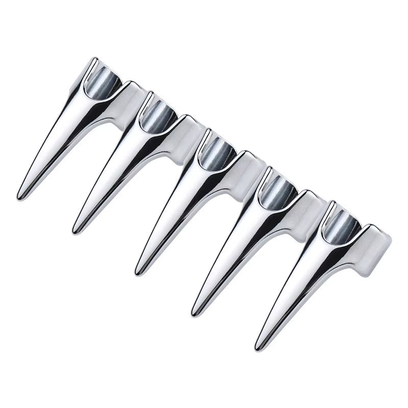 3 Model Pro Hair Parting & Hair Extension Sectioning Rings Steel Finger Braiding Hair Pick Tools for Durable Dreadlocks Wig