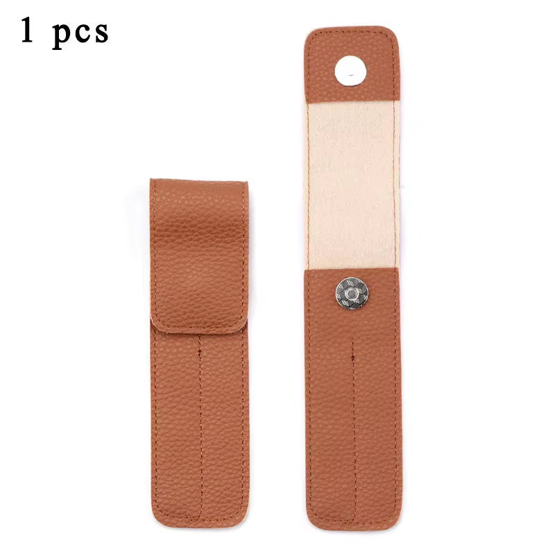 Eyelash Extension Special Tweezers Leather Case Professional Storage Bag for Tweezers Eyelashes Kit Portable Safe Makeup Tools