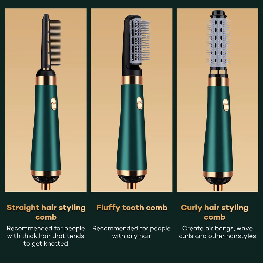 NEW Hair Dryer Comb Hot Air Curling for Hair Roller Blow Dryer Ionic Hair Straightening Brush Quick Dry Hair Curler Curling Iron