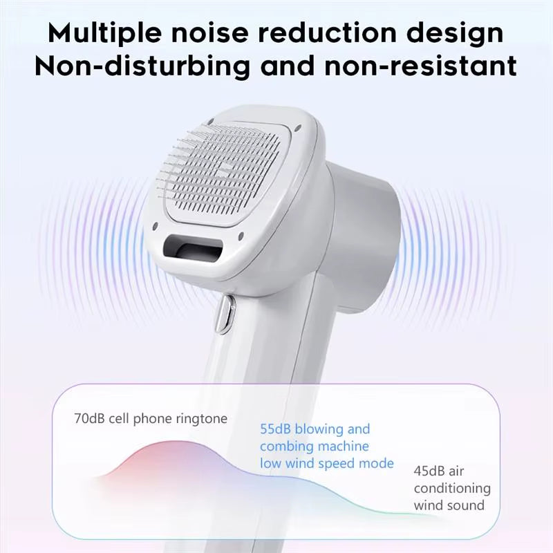 Dog Dryer Smart Hair Dryer Cat Grooming Hairdressing Blow & Comb Silent Smart Pet Hair Dryer Grooming Accessories Supplies