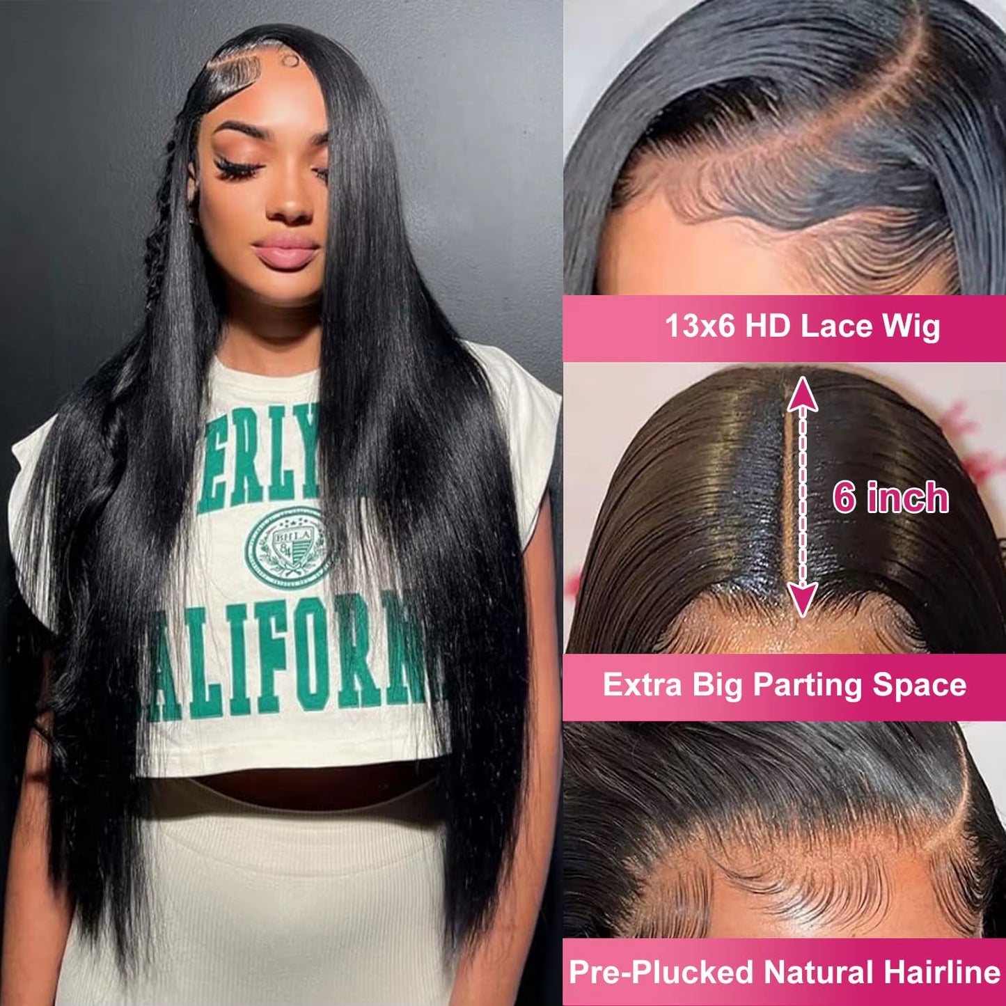 Straight Human Hair Wigs 13X4 13X6 Hd Lace Frontal Wig Glueless Wigs Human Hair Pre Plucked Pre Cut 4X4 5X5 Lace Closure Wig