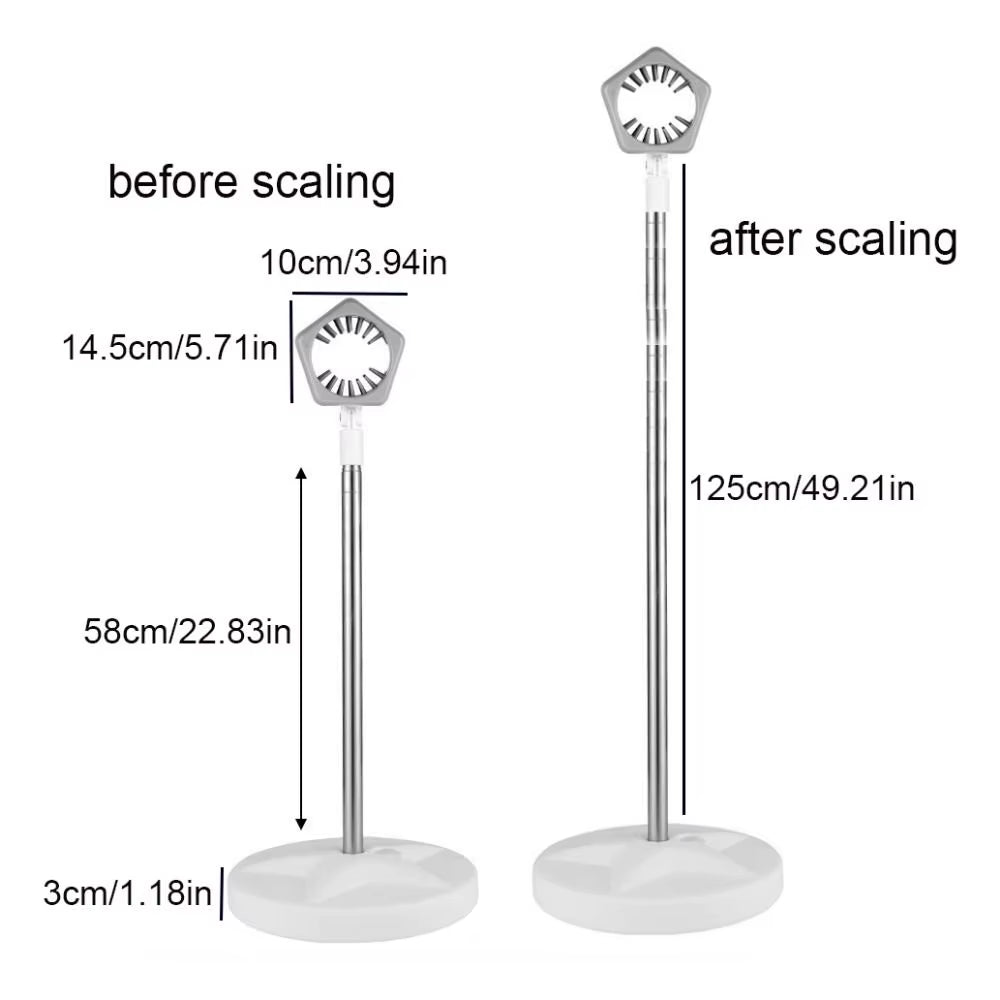 Portable Pet Hair Dryer Holder Adjustable Hair Dryer Stand Hanger Human Mobile Phone Holder Bracket