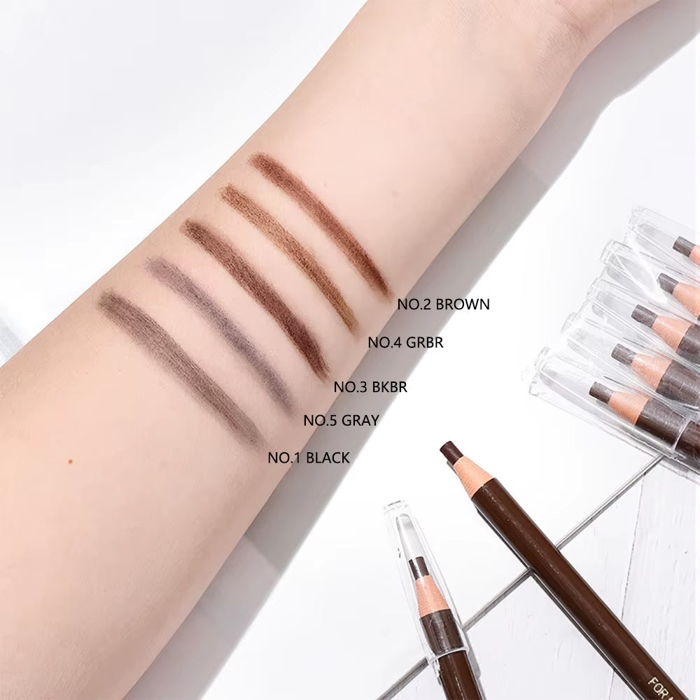 Eyebrow Pencil Waterproof Eyebrow Enhancers Long Lasting Brow Cosmetics Professional Makeup Brow Lift Feather Eyebrow Pencil