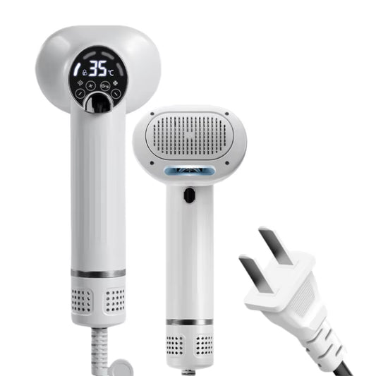 Dog Dryer Smart Hair Dryer Cat Grooming Hairdressing Blow & Comb Silent Smart Pet Hair Dryer Grooming Accessories Supplies