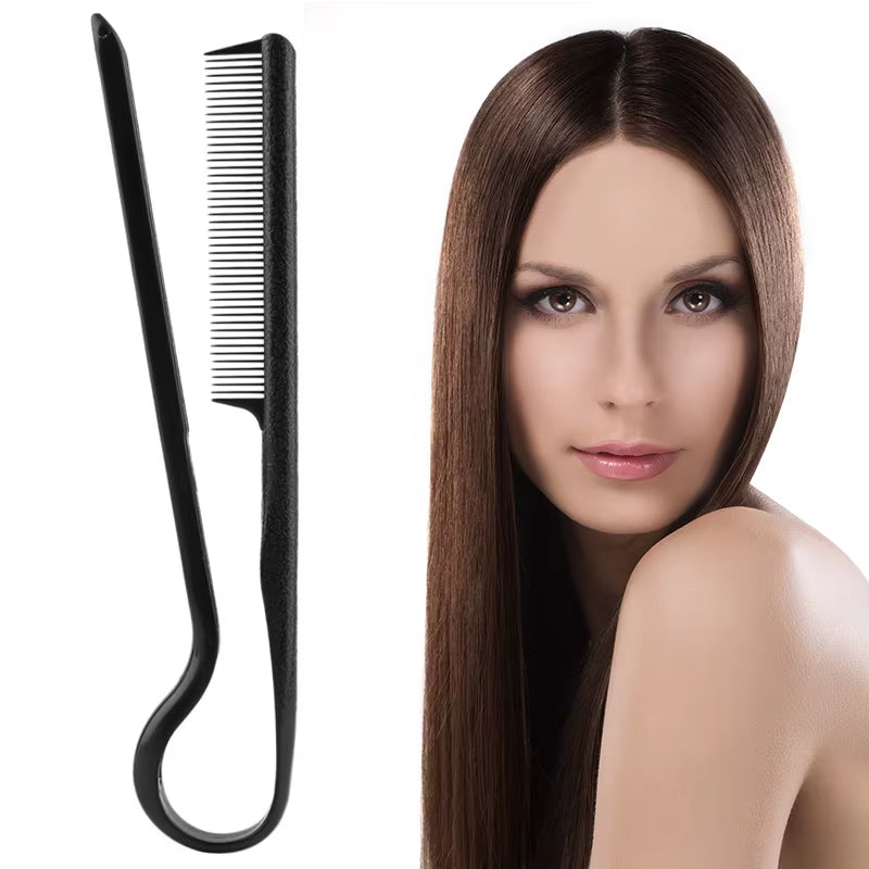 1PC Useful Hair Straighten Salon Comb Hairdressing Smooth Tool Hold Tongs Hair Styling Tools for Women Hair Brush Straightener