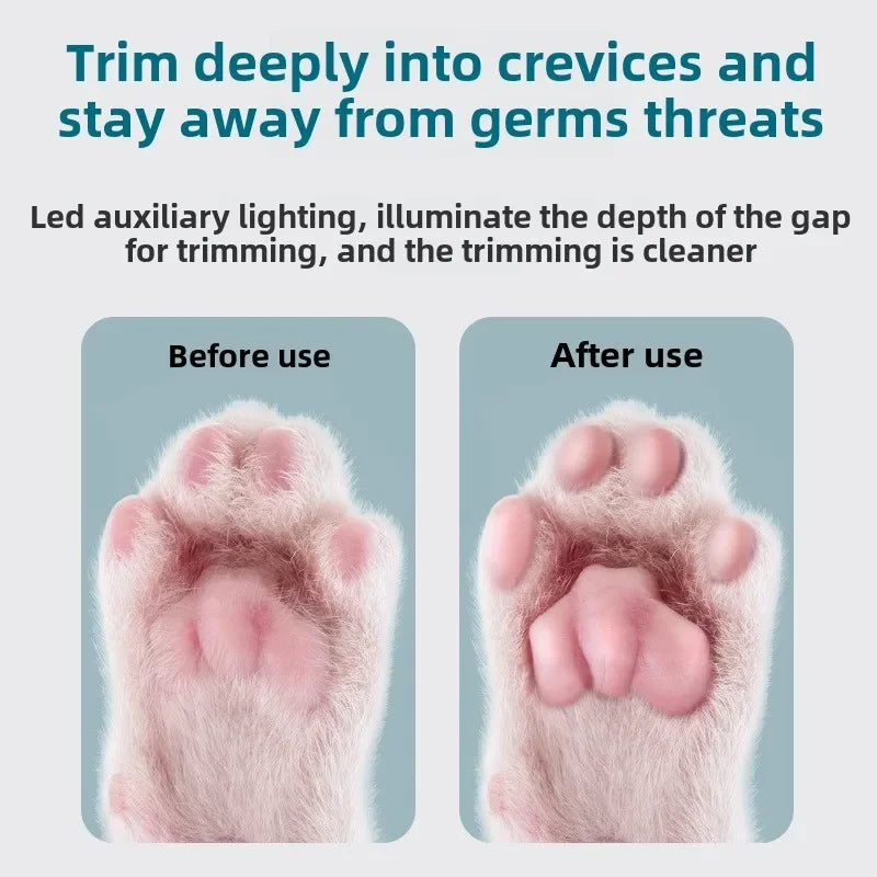 Smart Waterproof Pet Hair Shaver Dog Foot Shaver Cat Hair Removal Electric Clipper Local Trimmer Animal Hair Trimmer