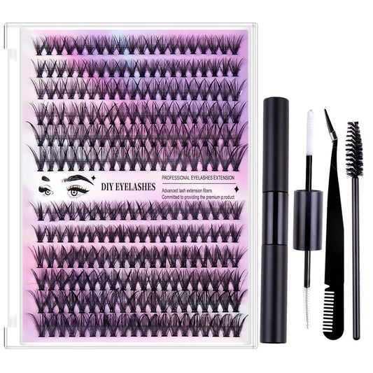 30D 40D False Eyelashes Bond and Seal Lash Glue Professional Soft Natural Cluster Lash Extension Tools Kit for Women Make Up