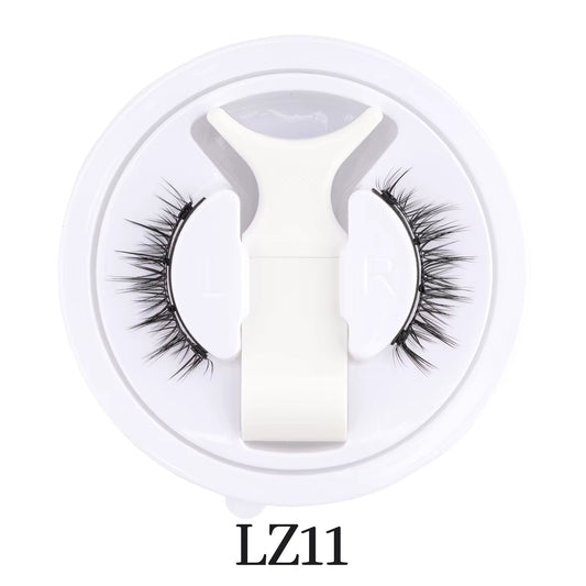 Magnetic Eyelash 1/3 Pairs Magnetic Fake Eyelashes Kit and Magnetic Tweezers Makeup Tool Handmade Reusable Mink Lashes Make Up